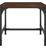 VidaXL Bijzettafel 40x40x35 cm bewerkt hout bruin eikenkleur