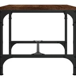 VidaXL Bijzettafel 40x40x35 cm bewerkt hout bruin eikenkleur