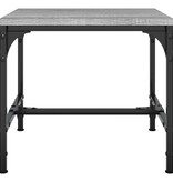 VidaXL Bijzettafel 40x40x35 cm bewerkt hout grijs sonoma eikenkleurig