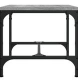 VidaXL Bijzettafel 40x40x35 cm bewerkt hout grijs sonoma eikenkleurig