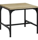 VidaXL Bijzettafel 40x40x35 cm bewerkt hout sonoma eikenkleurig