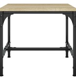 VidaXL Bijzettafel 40x40x35 cm bewerkt hout sonoma eikenkleurig