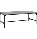 VidaXL Salontafel 100x50x35 cm bewerkt hout grijs sonoma