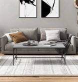 VidaXL Salontafel 100x50x35 cm bewerkt hout grijs sonoma