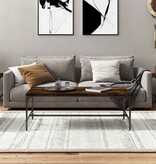 VidaXL Salontafel 100x50x35 cm bewerkt hout gerookt eikenkleurig