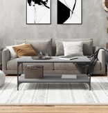 VidaXL Salontafel 80x50x40 cm bewerkt hout grijs sonoma eiken