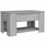 VidaXL Salontafel 79x49x41 cm bewerkt hout grijs sonoma eikenkleurig