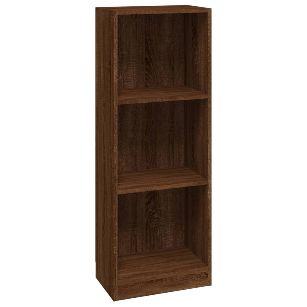VidaXL Boekenkast 40x24x109 cm bewerkt hout bruin eikenkleur