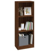 VidaXL Boekenkast 40x24x109 cm bewerkt hout bruin eikenkleur