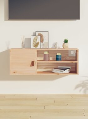 VidaXL Wandkast 80x30x30 cm massief grenenhout
