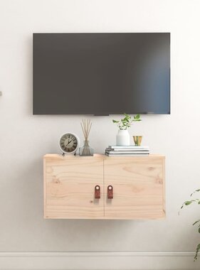 VidaXL Wandkast 60x30x30 cm massief grenenhout