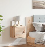 VidaXL Wandkast 31,5x30x30 cm massief grenenhout