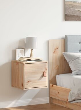 VidaXL Wandkast 31,5x30x30 cm massief grenenhout
