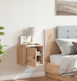 VidaXL Wandkast 31,5x30x30 cm massief grenenhout