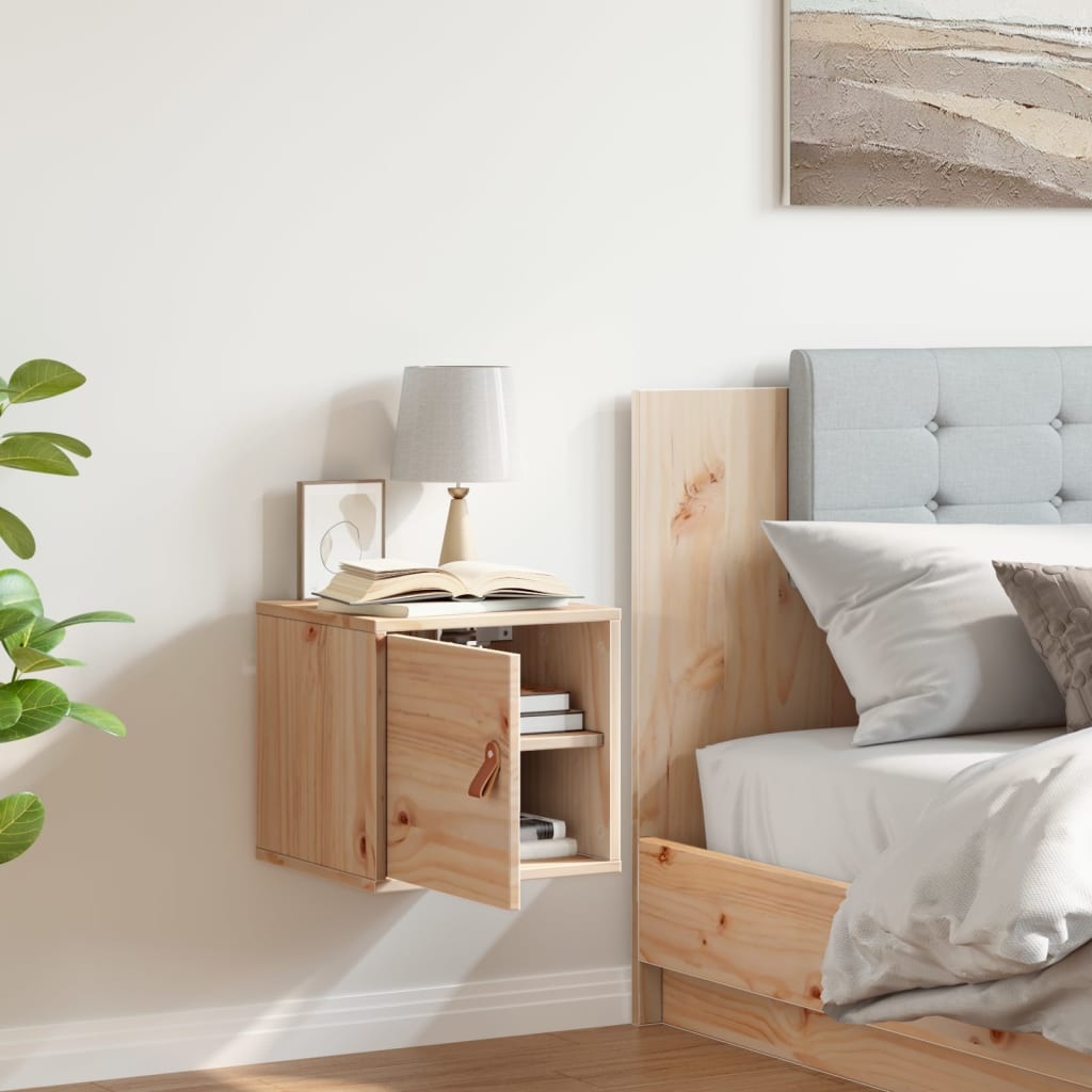 VidaXL Wandkast 31,5x30x30 cm massief grenenhout