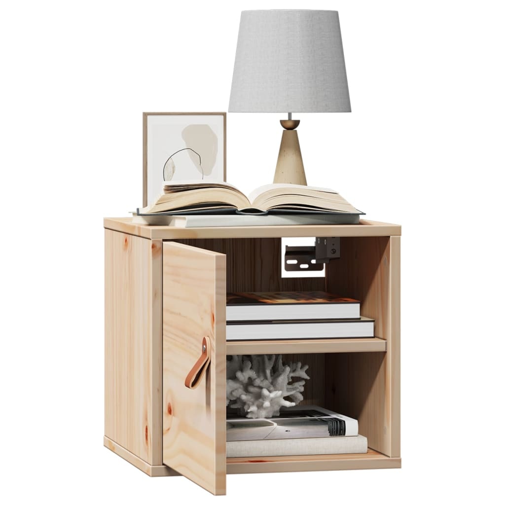 VidaXL Wandkast 31,5x30x30 cm massief grenenhout