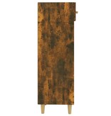 VidaXL Schoenenkast 30x35x105 cm bewerkt hout gerookt eikenkleurig