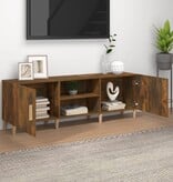 VidaXL Tv-meubel 150x30x50 cm bewerkt hout gerookt eikenkleurig