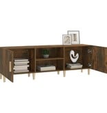 VidaXL Tv-meubel 150x30x50 cm bewerkt hout gerookt eikenkleurig