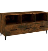VidaXL Tv-meubel 102x35x50 cm bewerkt hout gerookt eikenkleurig
