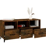 VidaXL Tv-meubel 102x35x50 cm bewerkt hout gerookt eikenkleurig
