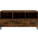 VidaXL Tv-meubel 102x35x50 cm bewerkt hout gerookt eikenkleurig