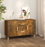 VidaXL Dressoir 100x36x60 cm bewerkt hout gerookt eikenkleurig