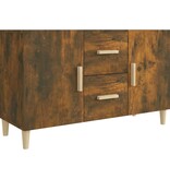 VidaXL Dressoir 100x36x60 cm bewerkt hout gerookt eikenkleurig
