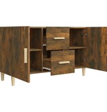 VidaXL Dressoir 100x36x60 cm bewerkt hout gerookt eikenkleurig