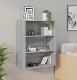 VidaXL Hangkast 69,5x32,5x90 cm grijs sonoma eikenkleurig