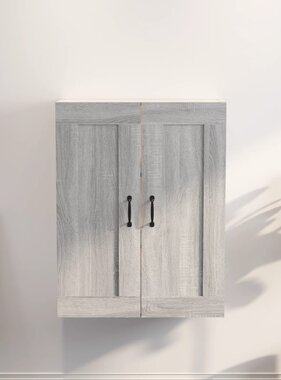 VidaXL Hangkast 69,5x32,5x90 cm grijs sonoma eikenkleurig