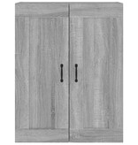 VidaXL Hangkast 69,5x32,5x90 cm grijs sonoma eikenkleurig