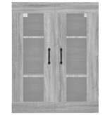 VidaXL Hangkast 69,5x34x90 cm grijs sonoma eikenkleurig