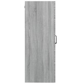 VidaXL Hangkast 69,5x34x90 cm grijs sonoma eikenkleurig