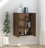 VidaXL Hangkast 69,5x34x90 cm bewerkt hout bruin eikenkleur