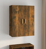 VidaXL Hangkast 69,5x34x90 cm gerookt eikenkleurig