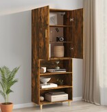 VidaXL Hangkast 69,5x34x90 cm gerookt eikenkleurig