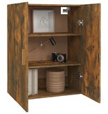 VidaXL Hangkast 69,5x34x90 cm gerookt eikenkleurig