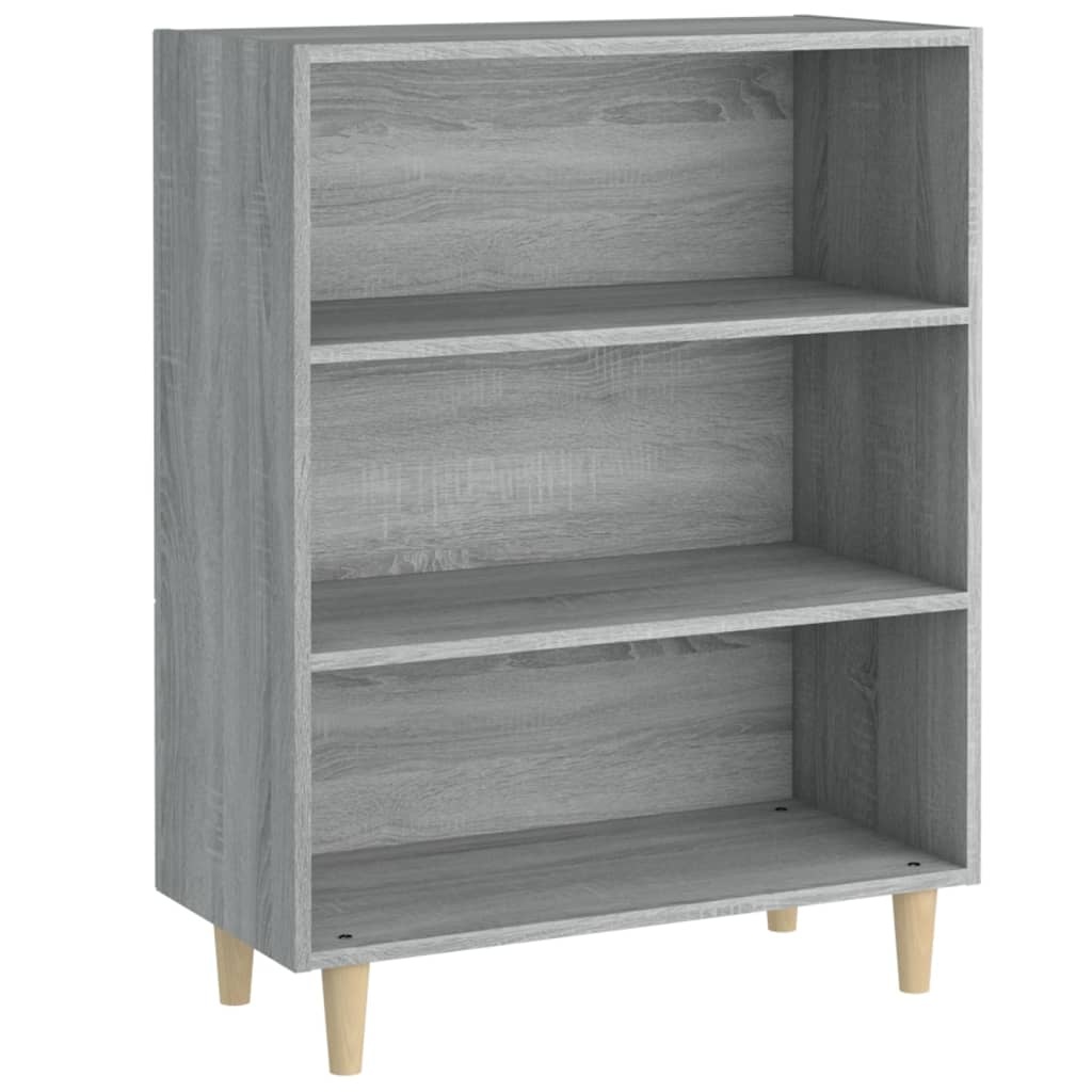 VidaXL Dressoir 69,5x32,5x90 cm bewerkt hout grijs sonoma eikenkleurig