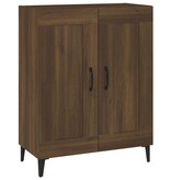 VidaXL Dressoir 69,5x34x90 cm bewerkt hout bruin eikenkleur