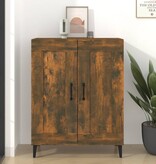 VidaXL Dressoir 69,5x34x90 cm bewerkt hout gerookt eikenkleurig