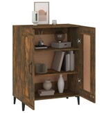 VidaXL Dressoir 69,5x34x90 cm bewerkt hout gerookt eikenkleurig