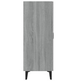VidaXL Dressoir 70x34x90 cm bewerkt hout grijs sonoma eikenkleurig