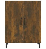 VidaXL Dressoir 70x34x90 cm bewerkt hout gerookt eikenkleurig