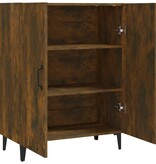 VidaXL Dressoir 70x34x90 cm bewerkt hout gerookt eikenkleurig