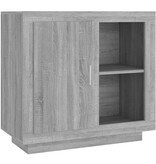 VidaXL Dressoir 80x40x75 cm grijs sonoma eikenkleurig
