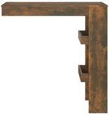 VidaXL Bartafel wandgemonteerd 102x45x103,5 cm bewerkt hout eikenkleur