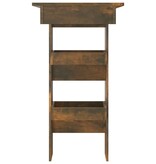 VidaXL Bartafel wandgemonteerd 102x45x103,5 cm bewerkt hout eikenkleur