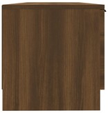 VidaXL Tv-meubel 102x35x36,5 cm bewerkt hout bruin eikenkleur