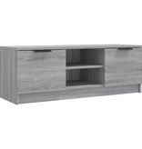 VidaXL Tv-meubel 102x35x36,5 cm bewerkt hout grijs sonoma eikenkleurig